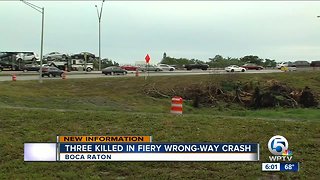 3 die in wrong-way I-95 crash in Boca Raton