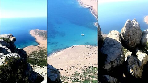 A wonderful view from the highest mountain in El Haouaria , Tunisia😍