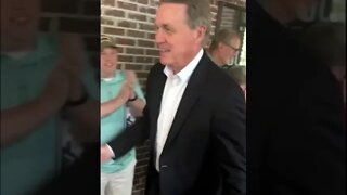 TEAM TRUMP PRESS Conference David Perdue behind the scenes 5-23-22 GA Bus Tour