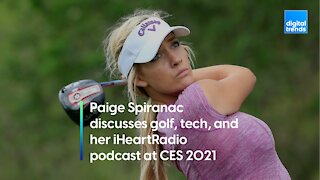 Paige Spiranac talks tech, golf, and her iHeartRadio podcast at CES 2021