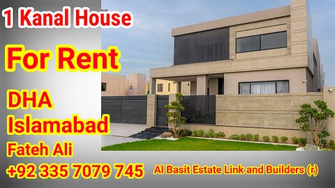 1 Kanal House (500 sqyds) for Rent in DHA Phase 3 Rawalpindi