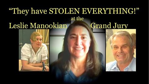THEY HAVE STOLEN EVERYTHING! Leslie Manookian at the Corona Grand Jury, Day 5