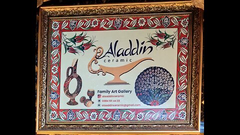 #4k - Aladdin Ceramic - Family Art Gallery - Kapadokya - Turkey