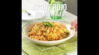 Red Rice with Vegetables