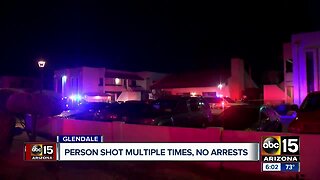 Person shot multiple times in Glendale