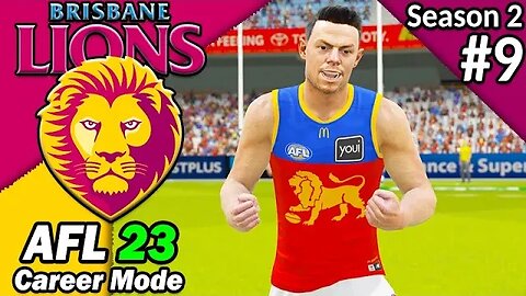 THE BEST EVER AFL 23 MATCH! AFL 23 Brisbane Lions Management Career Gameplay Season 2 #9