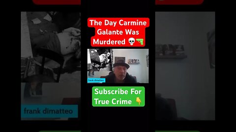The Day Carmine Galante Was Murdered 💀🔫 #carmimegalante #mafiaboss #hitman #murdermystery