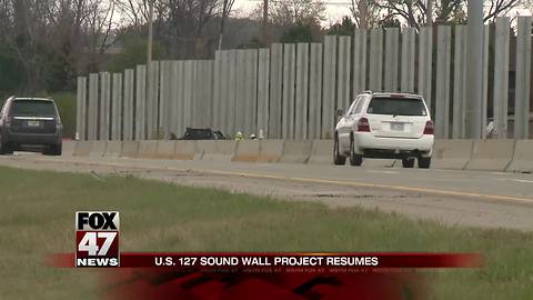 UPDATE: MDOT says sound wall construction has started