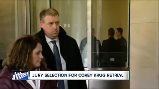Jury selection for retrial of Buffalo cop Corey Krug