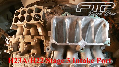 H23 Vtec Stage 3 Intake Porting Part 1