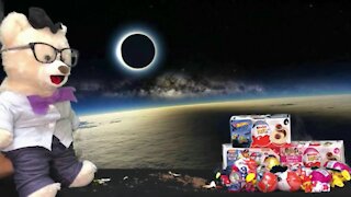 Learn about a Solar Eclipse with Chumsky Bear | PJ Masks Kinder Egg Open | Educational Videos 4 Kids