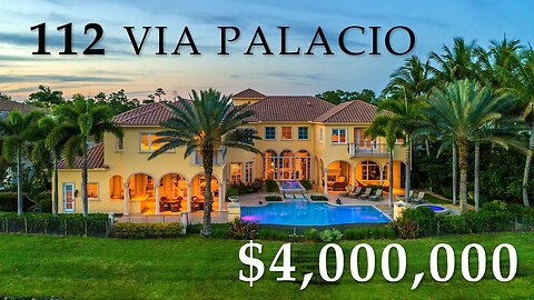 Tour this Magnificent estate home at 112 Via Palacio Palm