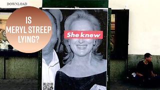 Shocking posters about Meryl Streep surface in L.A.