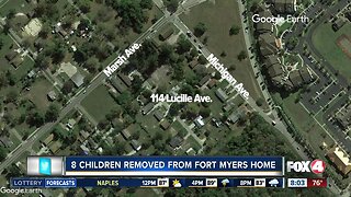 8 Kids & elderly woman removed from Fort Myers home