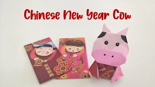 How to make Origami Cow - Chinese New Year