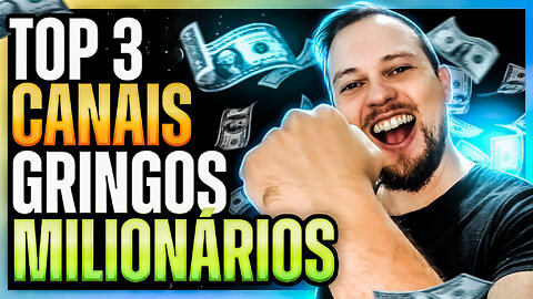 ✅OPORTUNIDADE! TOP 3 CANAIS GRINGOS MILIONÁRIOS Que VOCÊ Pode Criar RÁPIDO E FÁCIL (Canal Dark)