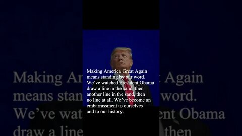 Donald Trump Quotes - Making America great again means...