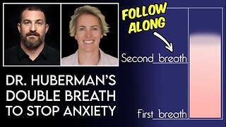 Physiological Sigh - Double inhale ❌ Immediately STOP anxiety & reset your mood ✅