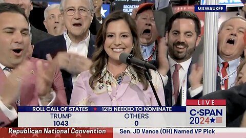 C-SPAN: Chairwoman Elise Stefanik casts New York's 91 votes for President Donald J. Trump