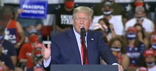 President Trump's weekend rallies spark criticism
