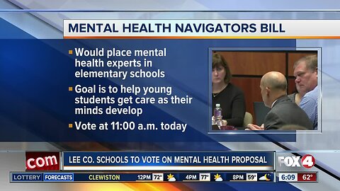 Lee County schools to vote on mental health care in elementary schools