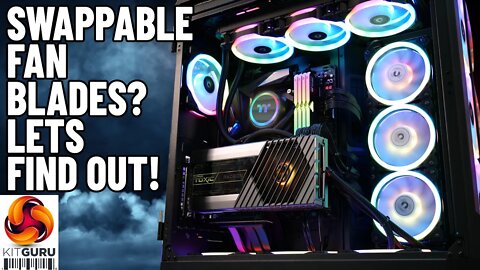 TT SWAFAN PC Build - these fans are UNIQUE