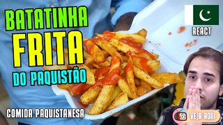 SE LIGA nessa BATATA FRITA PAQUISTANESA! Reagindo a COMIDAS DE RUA do PAQUISTÃO | Veja Aqui Reacts