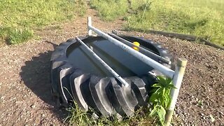 In droughts, water tanks can save you from getting livestock stuck in muddy ponds!