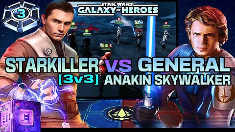 [3v3] GAS COUNTER w/STARKILLER OMICRON SQUAD + DATACRON - SWGOH/GAC