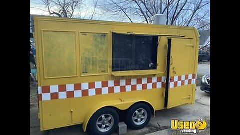 Used - 2021 7' x 14' United Trailer | Kitchen Food Trailer for Sale in Oklahoma!