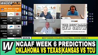 Best Damn College Football Show | NCAAF Week 6 Predictions | Oklahoma vs Texas | Kansas vs TCU
