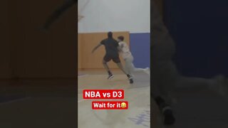 Former NBA Player vs Former D3 College Player
