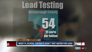 Most Florida school districts don’t test for lead on campus, our investigation finds