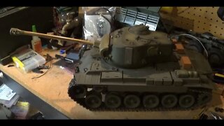 Heng Long 1 16 M26 Pershing Recoiling Airsoft Turret Build Part 4