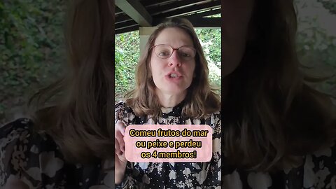 Mulher come peixe e perde os 4 membros: Bactéria comedora de carne humana.