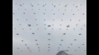 Chinese AI drone army swarm