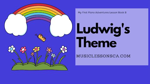 Piano Adventures Lesson Book B - Ludwig's Theme