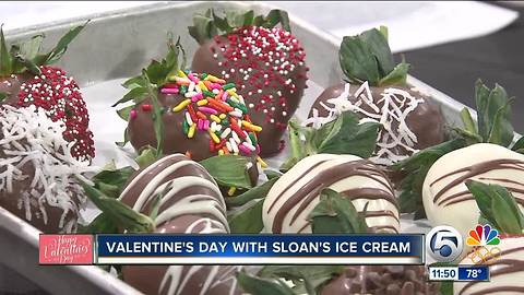 Valentine's Day with Sloan's Ice Cream