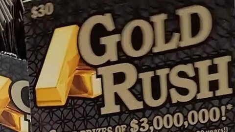I bought $30 Lottery Ticket Scratch Offs GOLD RUSH!!