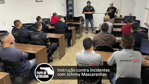 Curso de prevenção de incidentes com Johnny Mascarenhas negociador do GATE PMESP