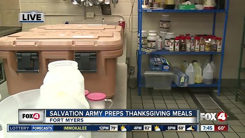 Salvation Army preps Thanksgiving meals for community