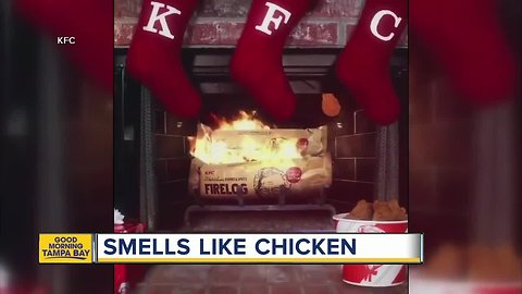 KFC releases '11 Herbs and Spices" firelog