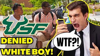 WOKE Florida College DENIES Student Access To MENTAL HEALTH MEETING For BEING WHITE!