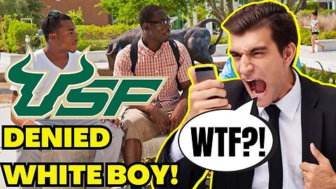 WOKE Florida College DENIES Student Access To MENTAL HEALTH MEETING For BEING WHITE!