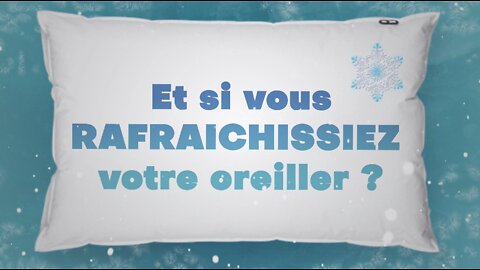 Dormir votre tête au frais ! Oreiller rafraichissant XL, Coolpad XL GEL - CLIMSOM