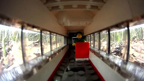Forest lego train - PASSENGER CAR CAMERA