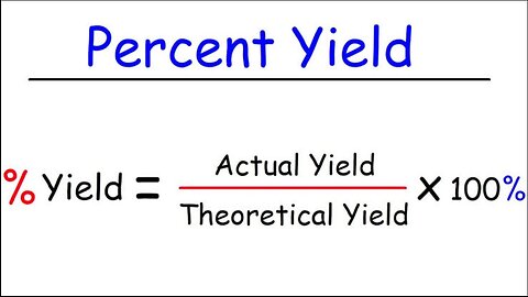 How to find percentage yield| theoretical yield| Actual yield|2020|AIM Pharma