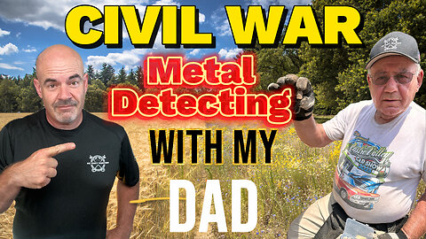 Civil War Metal Detecting with my Dad! #history #civilwar