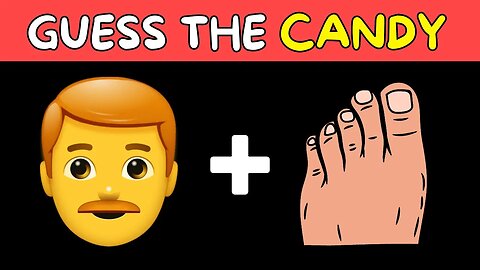 Guess the CANDY by Emojis | Emoji Quiz Challenge! 🤔🍫 | Fun and Sweet Candy Game 🍬"