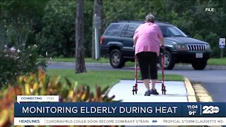 Monitoring the elderly during triple-digit heat